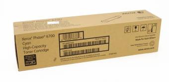 Картридж Xerox 106R01523 оригинальный синий для принтеров Xerox Phaser 6700