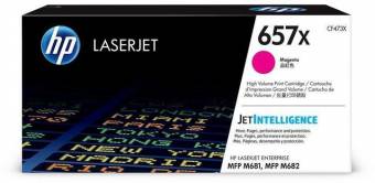 Картридж HP CF473X 657X оригинальный красный для принтеров HP Laserjet Enterprise MFP M681 | HP Laserjet Enterprise MFP M682