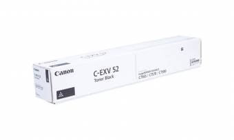 Картридж Canon 0998C002 C-EXV52Bk оригинальный чёрный для принтеров Canon imageRUNNER C7565i | Canon imageRUNNER C7565 | Canon imageRUNNER C7570i | Canon imageRUNNER C7570 | Canon imageRUNNER C7580i | Canon imageRUNNER C7580