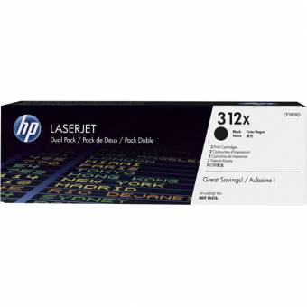 Картридж HP CF380XD/2 312X оригинальный чёрный для принтеров HP Laserjet Pro MFP M476