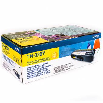 Картридж Brother TN-325Y оригинальный желтый для принтеров Brother HL-4150CDN | Brother HL-4570CDW | Brother HL-4570CDWT | Brother DCP-9055CDN | Brother MFC-9460CDN