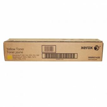Картридж Xerox 006R01450 оригинальный желтый для принтеров Xerox DocuColor 240 | Xerox DocuColor 242 | Xerox DocuColor 250 | Xerox DocuColor 252 | Xerox DocuColor 260 | Xerox WorkCentre 7655 | Xerox WorkCentre 7665 | Xerox WorkCentre 7675 | Xerox WorkCent