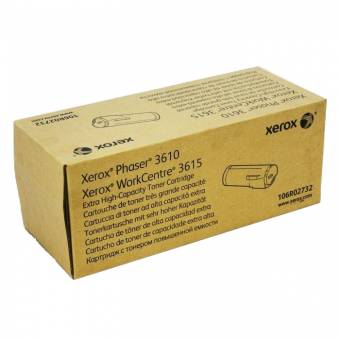 Картридж Xerox 106R02732 оригинальный чёрный для принтеров Xerox Phaser 3610 | Xerox WorkCentre 3615