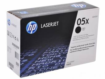 Картридж HP CE505X № 05X оригинальный для принтеров HP Laserjet p2055, p2055d, p2055dn, p2055n, p2055x