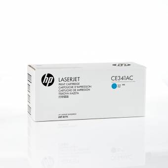 Картридж HP CE341AC оригинальный синий для принтеров HP LASERJET PRO CM1415 | HP LASERJET PRO CP1530