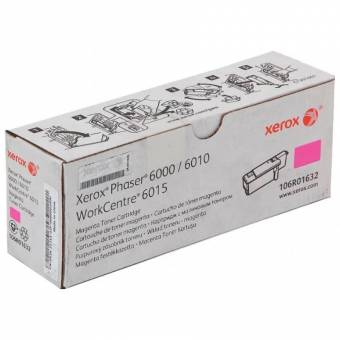 Картридж Xerox 106R01632 оригинальный красный для принтеров Xerox Phaser 6000 | Xerox Phaser 6010 | Xerox WorkCentre 6015