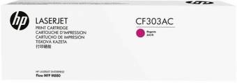 Картридж HP CF303AC оригинальный красный для принтеров HP Laserjet Enterprise flow MFP M880