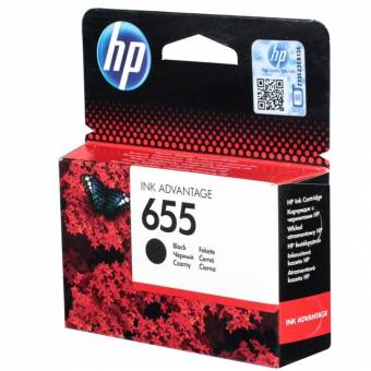 Картридж HP CZ109AE №655 оригинальный чёрный для принтеров HP DeskJet Ink Advantage 6525 | HP DeskJet Ink Advantage 4615 | HP DeskJet Ink Advantage 4625 e-AiO | HP DeskJet Ink Advantage 5525 | HP DeskJet Ink Advantage 3525