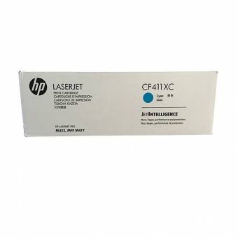 Картридж HP CF411XC оригинальный синий для принтеров HP Laserjet Pro M452 | HP Laserjet Pro M477
