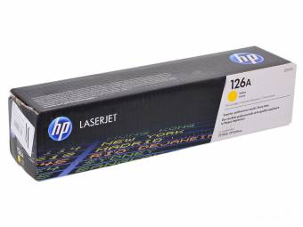 Картридж HP CE312A № 126A оригинальный для принтеров HP Color Laserjet pro cp1012, cp1025, cp1025 plus, cp1025nw, cp1025w
