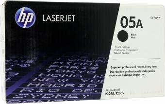 Картридж HP CE505A № 05A оригинальный для принтеров HP Laserjet p2035, p2035d, p2035dn, p2035n, p2055, p2055d, p2055dn, p2055n, p2055x 