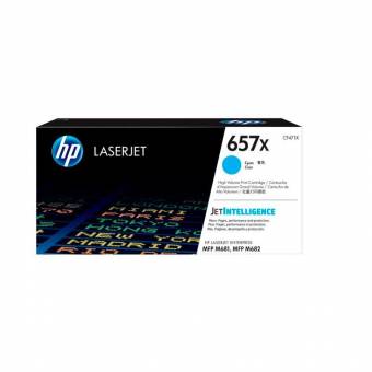 Картридж HP CF471X 657X оригинальный синий для принтеров HP Laserjet Enterprise MFP M681 | HP Laserjet Enterprise MFP M682