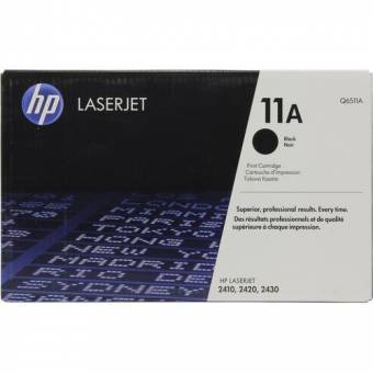 Картридж HP Q6511A 11A оригинальный чёрный для принтеров HP Laserjet 2410 | HP Laserjet 2420 | HP Laserjet 2430