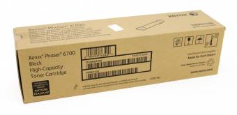 Картридж Xerox 106R01526 оригинальный чёрный для принтеров Xerox Phaser 6700