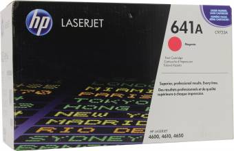 Картридж HP C9723A №641A оригинальный для принтеров HP Color LaserJet 4600, 4600DN, 4600N