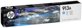 Картридж HP F6T79AE 913A оригинальный жёлтый для принтеров HP PageWide 352 | HP PageWide 357 | HP PageWide 452 | HP PageWide 477 | HP PageWide Managed P57750 | HP PageWide Managed P55250