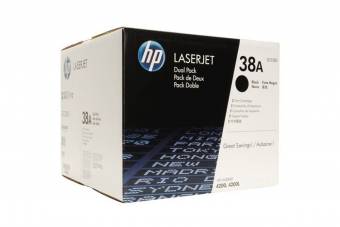 Комплект картриджей HP Q1338AD 38A оригинальный чёрный для принтеров HP LaserJet 4200 | HP LaserJet 4200L