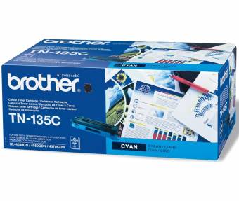 Картридж Brother TN-135C оригинальный синий для принтеров Brother HL-4040CN | Brother HL-4050CDN | Brother HL-4070CDW