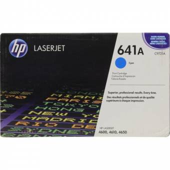 Картридж HP C9721A 641A оригинальный синий для принтеров HP LASERJET 4600 | HP LASERJET 4610 | HP LASERJET 4650
