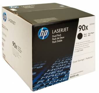 Комплект картриджей HP CE390XD 90X оригинальный чёрный для принтеров HP LaserJet Enterprise M4555 mfp