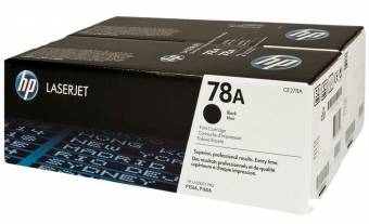 Комплект картриджей HP CE278AF 78A оригинальный чёрный для принтеров HP LASERJET PRO P1566 | HP LASERJET PRO P1606