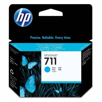 Картридж HP CZ130A №711 оригинальный синий для принтеров HP DesignJet T120 | HP DesignJet T520
