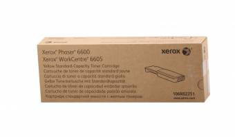 Картридж Xerox 106R02251 оригинальный желтый для принтеров Xerox Phaser 6600 | Xerox WorkCentre 6605