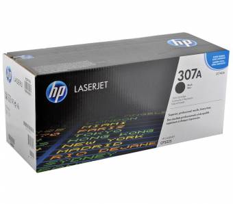 Картридж HP CE740A 307A оригинальный чёрный для принтеров HP LASERJET CP5225