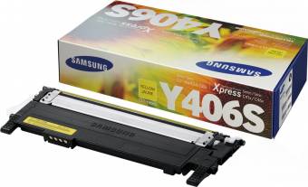 Картридж Samsung CLT-Y406S оригинальный желтый для принтеров Samsung Xpress C41X | Samsung X46X CLP-36X | Samsung CLX-330X