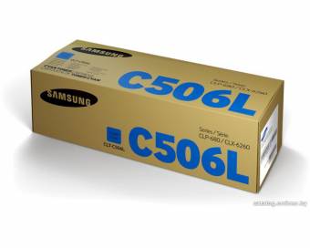 Картридж Samsung CLT-C506L оригинальный для принтеров Samsung CLX-6260ND, CLX-6260FR, CLP-680DW, CLX-6260FD, CLP-680ND, CLX-6260FW