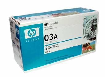 Картридж HP C3903A № 03A оригинальный для принтеров HP LaserJet 6p, HP LaserJet 5p, HP LaserJet 5mp, HP LaserJet 6mp
