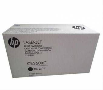 Картридж HP CE260XC оригинальный чёрный для принтеров HP LaserJet Enterprise CP4526