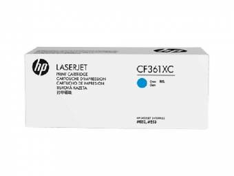 Картридж HP CF361XC оригинальный синий для принтеров HP Laserjet Enterprise M552 | HP Laserjet Enterprise M553