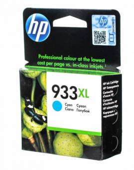 Картридж HP CN054AE №933XL оригинальный синий для принтеров HP Officejet 6100 ePrinter | HP Officejet 6100 ePrinter | HP Officejet 6600 e-AiO | HP Officejet 6700 Premium e-AiO | HP Officejet 7100 WF ePrinter | HP Officejet 7610 WF e-AiO