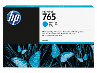 Картридж HP F9J52A 765 оригинальный синий для принтеров HP Designjet T7200