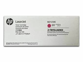 Картридж HP W2123XC оригинальный красный для принтеров HP Color LaserJet Enterprise M555dn