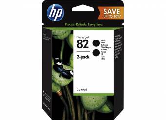 Комплект картриджей HP P2V34A №82 оригинальный чёрный для принтеров HP DesignJet 510 | HP DesignJet 111