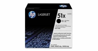 Картридж HP Q7551X 51X оригинальный чёрный для принтеров HP Laserjet P3005 | HP Laserjet M3027 MFP | HP Laserjet M3035 MFP