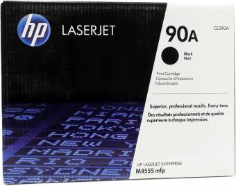 Картридж HP CE390A №90A оригинальный для принтеров HP LaserJet M4555mfp,M601,M602,M603