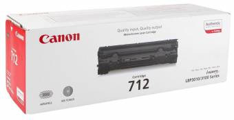 Картридж Canon 1870B002 712 оригинальный чёрный для принтеров Canon i-Sensys LBP3010 Series | Canon i-Sensys LBP3100 Series