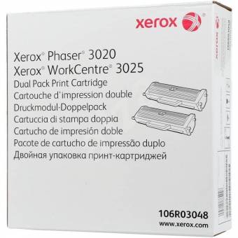 Картридж Xerox 106R03048 оригинальный чёрный для принтеров Xerox Phaser 3020 | Xerox WorkCentre 3025