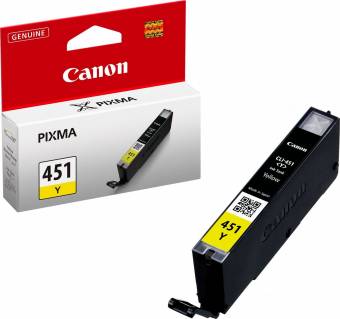 Картридж Canon 6526B001 CLI-451Y оригинальный желтый