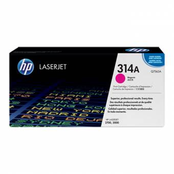 Картридж HP Q7563A №314A оригинальный для принтеров HP Color LaserJet 2700, 2700n, 3000n, 3000dn, 3000dtn