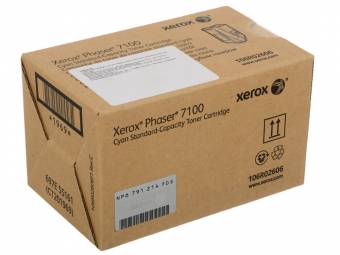 Картридж Xerox 106R02606 оригинальный синий для принтеров Xerox Phaser 7100