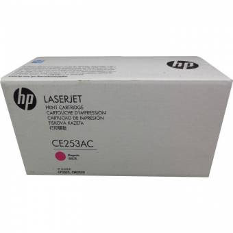 Картридж HP CE253AC оригинальный красный для принтеров HP LASERJET CM3530 | HP LASERJET CM3530fs | HP LASERJET CM3530fs MFP | HP LASERJET CP3520 | HP LASERJET CP3525 | HP LASERJET CP3525dn | HP LASERJET CP3525n | HP LASERJET CP3525x