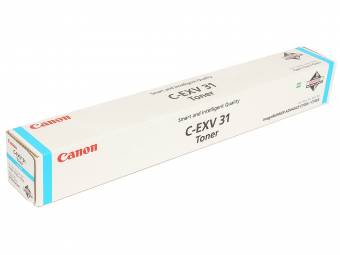 Картридж Canon 2796B002 C-EXV31C оригинальный синий для принтеров Canon imageRUNNER ADVANCE C7055 | Canon imageRUNNER ADVANCE C7065 | Canon imageRUNNER ADVANCE C9060 | Canon imageRUNNER ADVANCE C9065 | Canon imageRUNNER ADVANCE C9070 | Canon imageRUNNER A