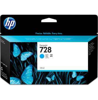 Картридж HP F9J67A 728 оригинальный синий для принтеров HP DesignJet T730 | HP DesignJet T830