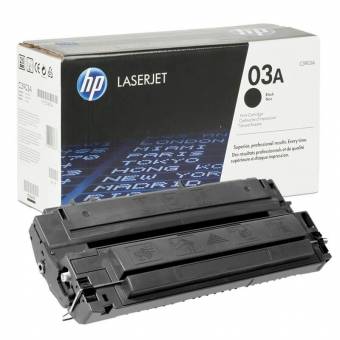 Картридж HP C3903A 03A оригинальный чёрный для принтеров HP LASERJET 5MP | HP LASERJET 5P | HP LASERJET 6MP | HP LASERJET 6P