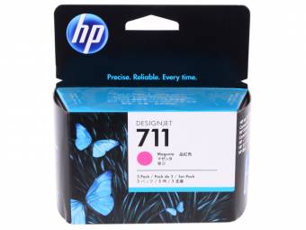 Картридж HP CZ135A №711 оригинальный красный для принтеров HP DesignJet T120 | HP DesignJet T520