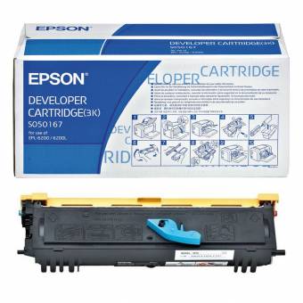 Картридж Epson C13S050167 оригинальный для принтеров Epson EPL-6200, Epson EPL-6200L